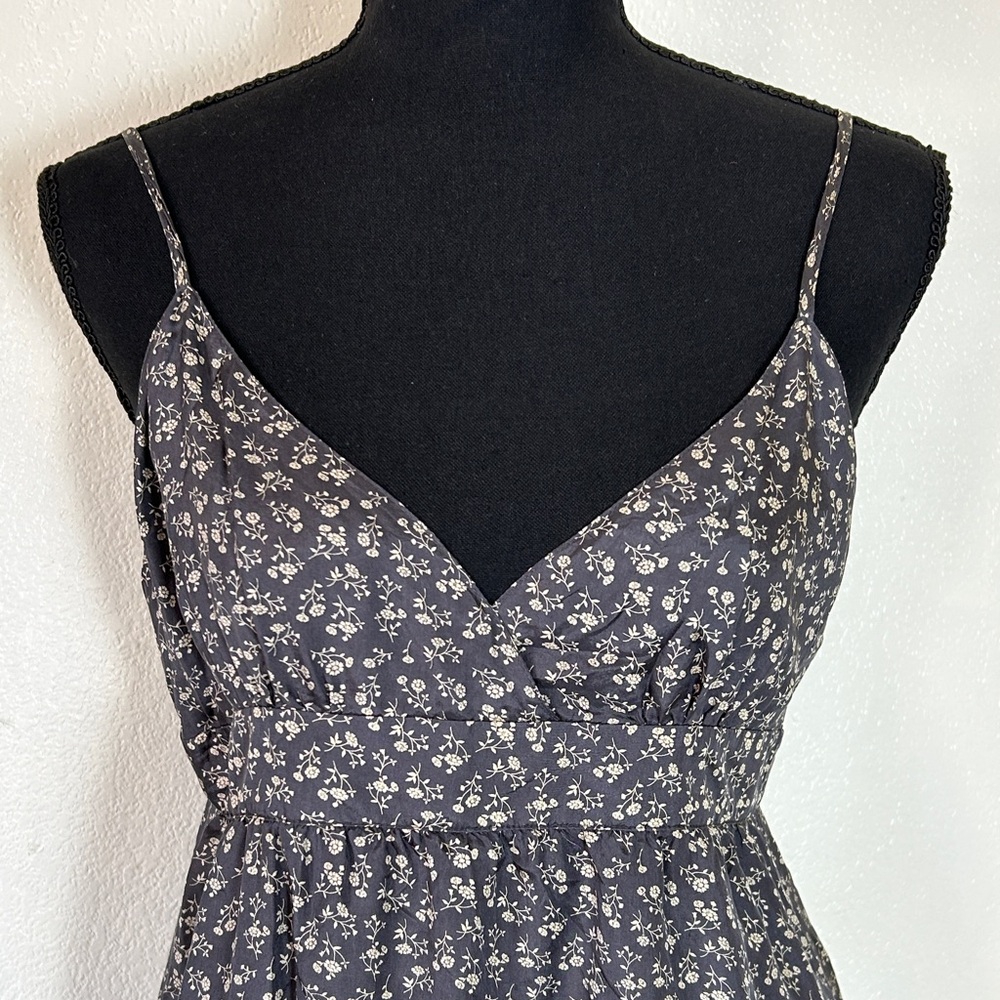 Heritage‎ 1981 Silk V Neck Spaghetti Strap Babydoll Mini Dress - Picture 2 of 10